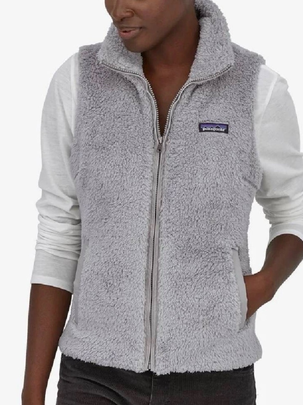 Women's Los Gatos Fleece Vest in Grey